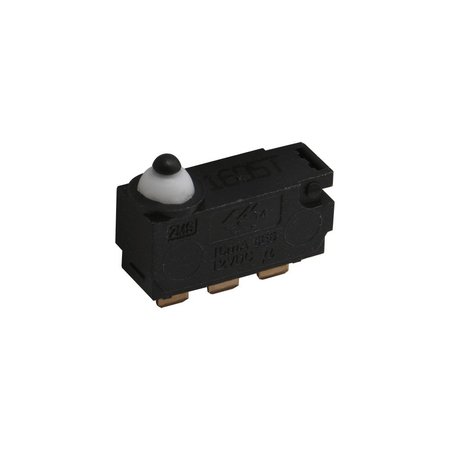 C&K Components Snap Acting/Limit Switch, Spdt, Momentary, 3A, 12Vdc, 1.6Mm, Solder Terminal, Pin Plunger Actuator,  ZMSH03130P00PSC